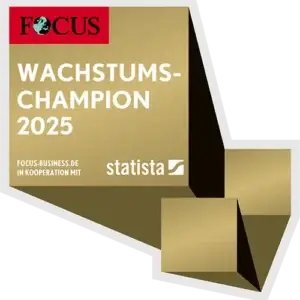 FOCUS Wachstumschampion 2025 Auszeichnung